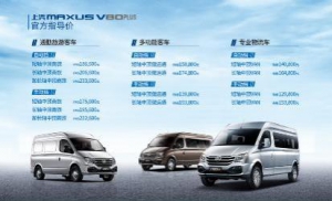 上汽大通MAXUS V80 PLUS上市 率先引领宽体轻客进入国六b时代