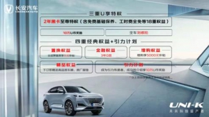 UNI-K预售价格曝光，15.79万-18.89万，开抢一年免费使用权！