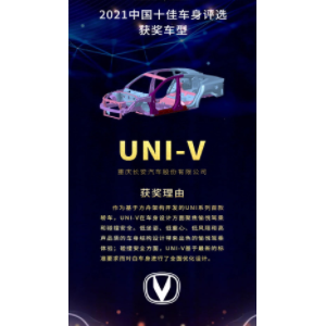 2021中国十佳车身评选获奖名单公布 长安汽车UNI-V收获十佳车身评选大奖！ ...