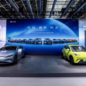 三车齐发 比亚迪海鸥亮相石家国际庄车展